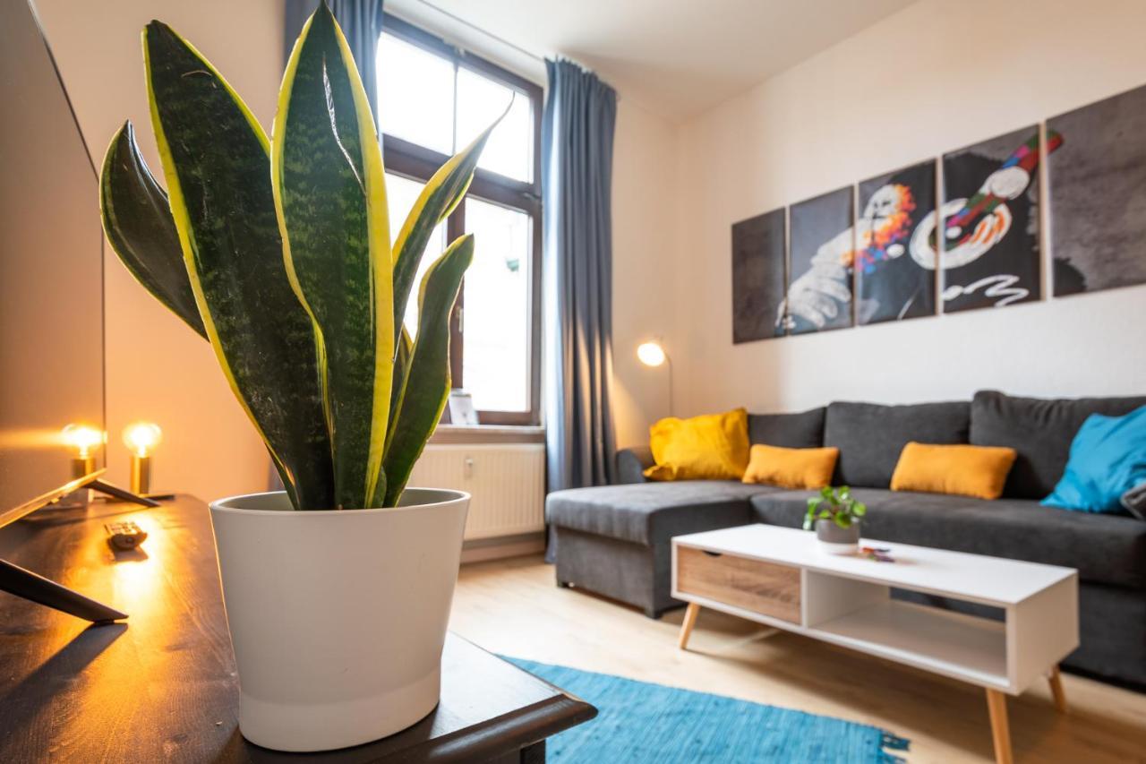 Blue Chili 18 Zentrales City-Apartment Am Hasselbachplatz, 4 Personen มัคเดอบวร์ก ภายนอก รูปภาพ